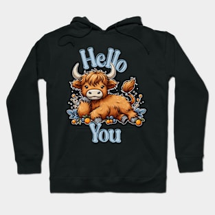 Hello You (Cute Cow) Hoodie